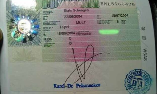 negara visa schengen